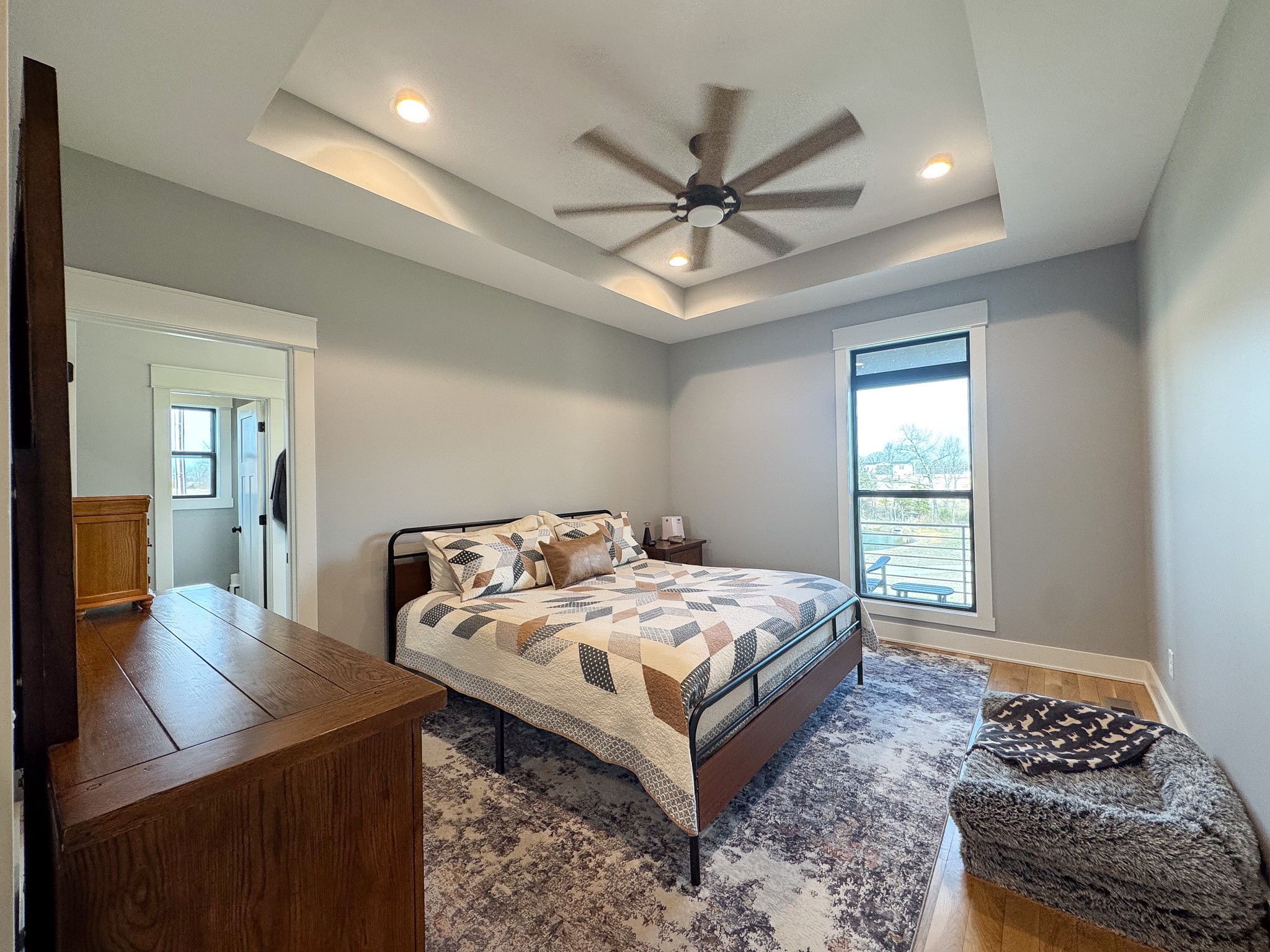 138 Belcher Hollow Road Cottontown, TN 37048 - Photo 47 of 60 a bedroom with a bed and a window