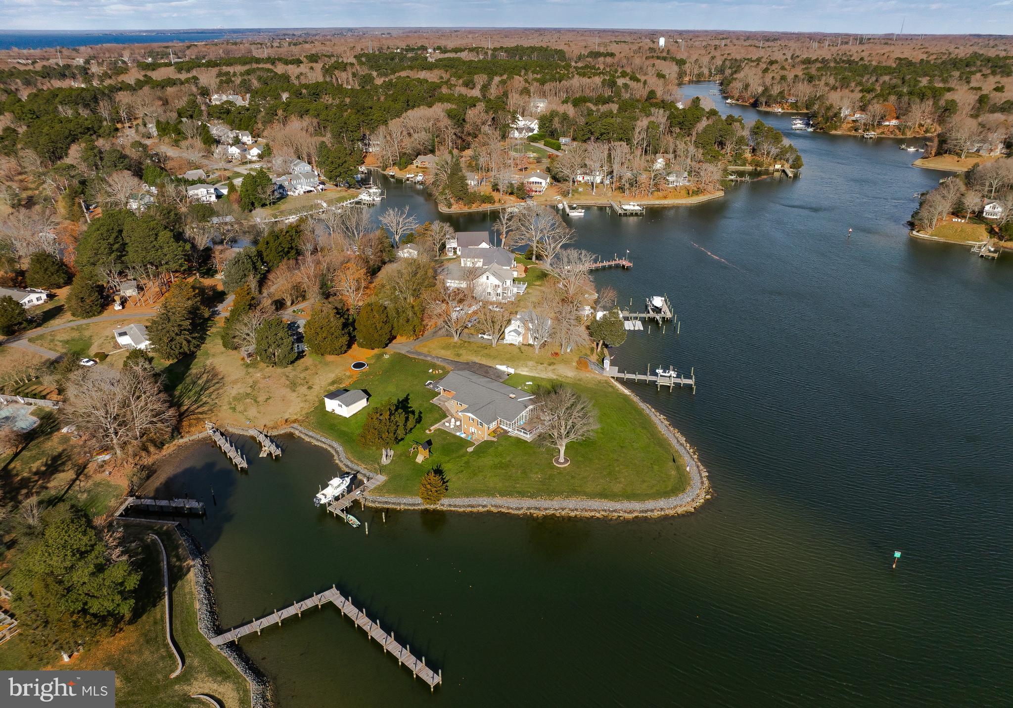 610 Rolling Hills Road Solomons, MD 20629 - Photo 20 of 33 an aerial view of residential houses with outdoor space