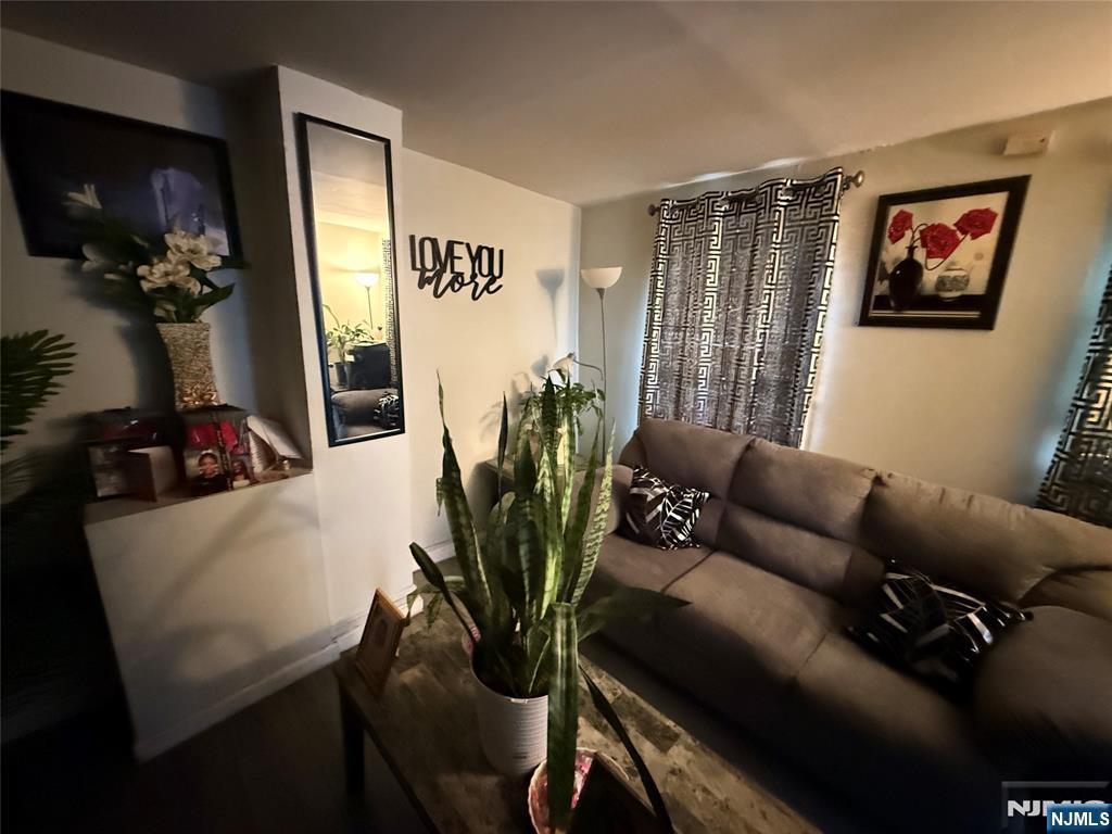 63 Pearl Street Paterson, NJ 07501 - Photo 3 of 16 a living room with furniture and a potted plant