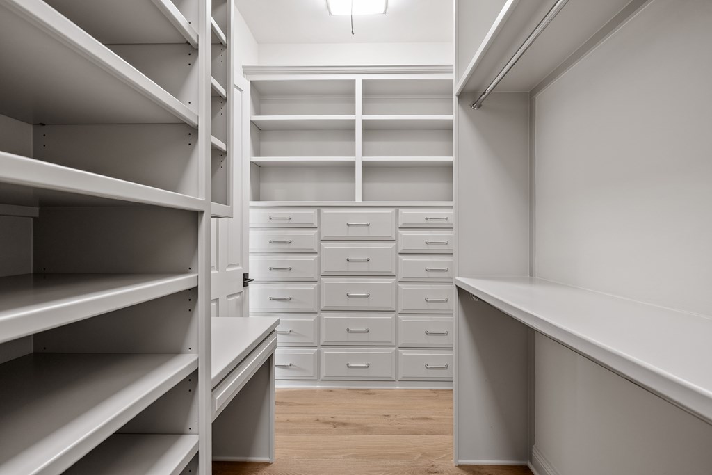3613 Ranch View Court Kerrville, TX 78028 - Photo 19 of 41 a view of walk in closet with empty racks