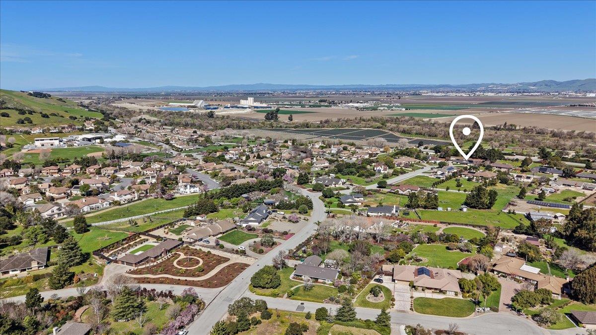 18595 Ranchito Del Rio Drive Salinas, CA 93908 - Photo 38 of 40 an aerial view of a city with lots of residential buildings