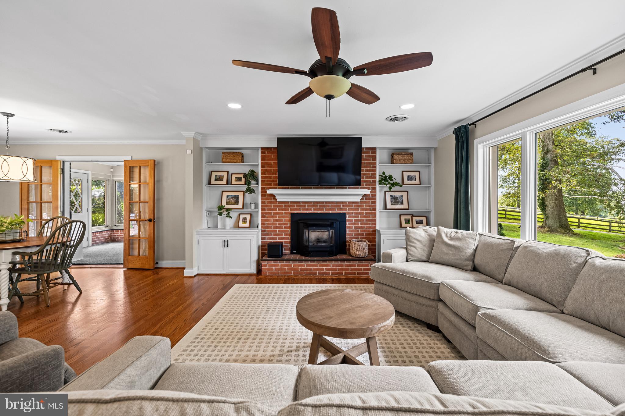 5507 Williams Road Hydes, MD 21082 - Photo 11 of 39 a living room with furniture and a fireplace