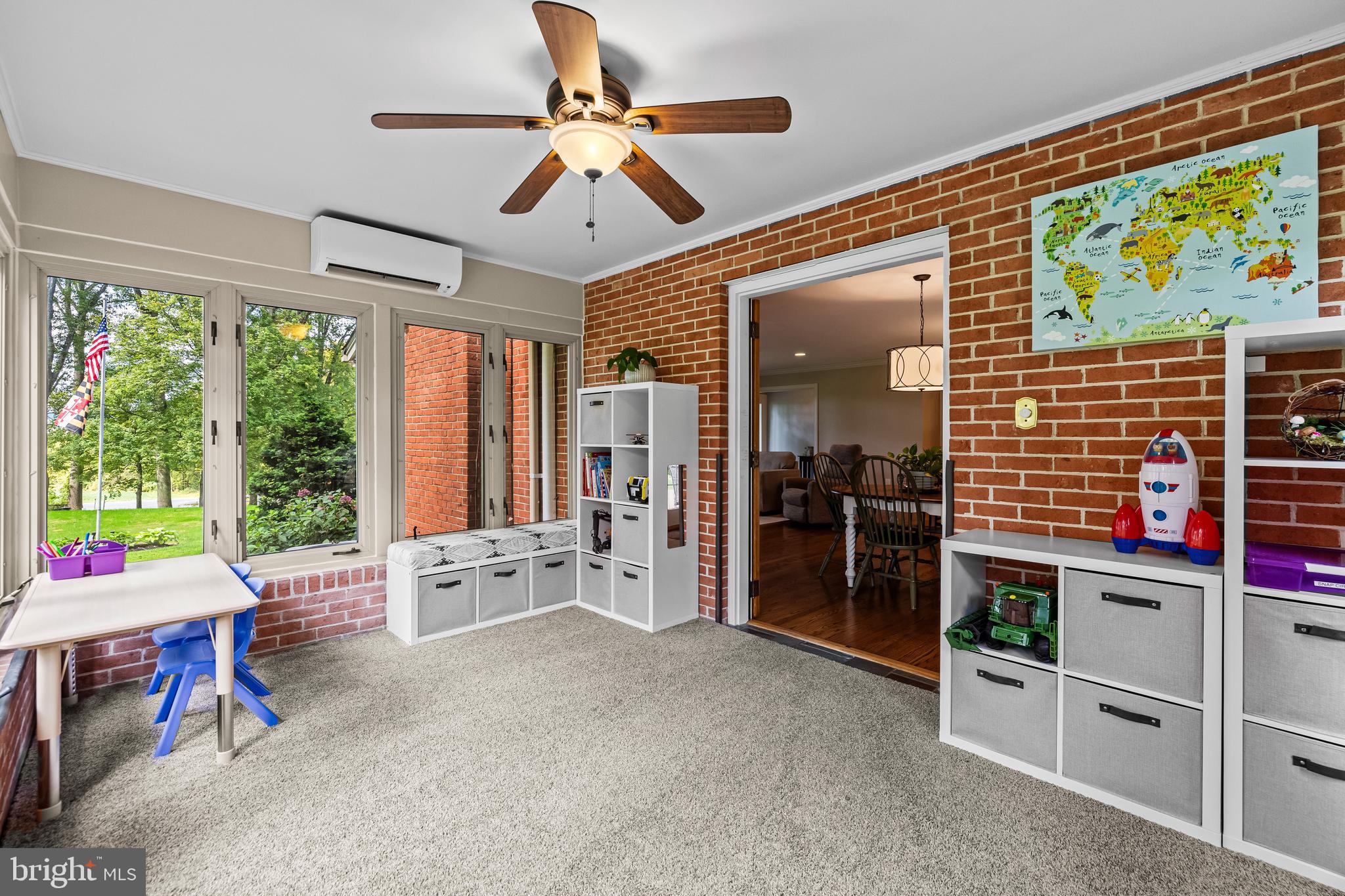 5507 Williams Road Hydes, MD 21082 - Photo 14 of 39 a view of a dining room with furniture window and outside view