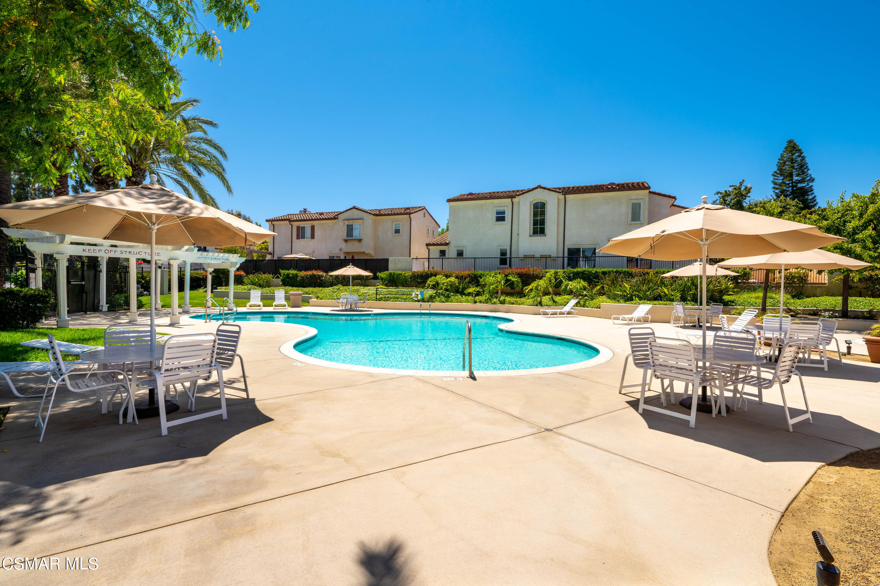 3902 Sarno Court Moorpark, CA 93021 - Photo 40 of 46 an outdoor space with swimming pool and furniture