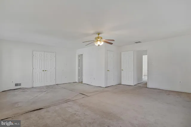 a view of an empty room