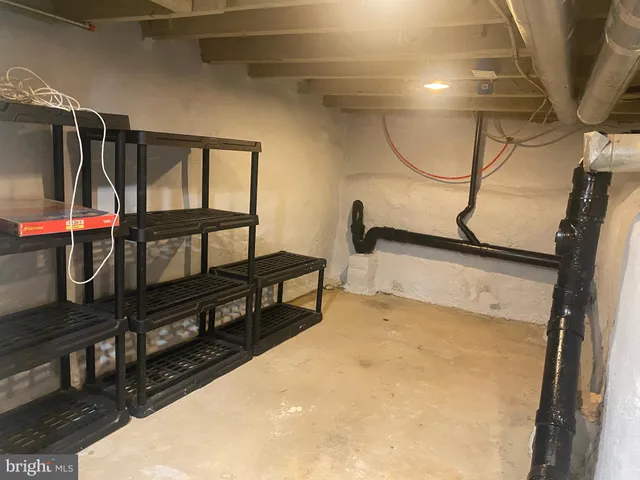 a view of a house with white door