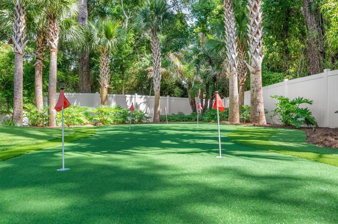 409 Kelsall Avenue St. Simons Island, GA 31522 - Photo 50 of 54 Putting Green with artificial turf.