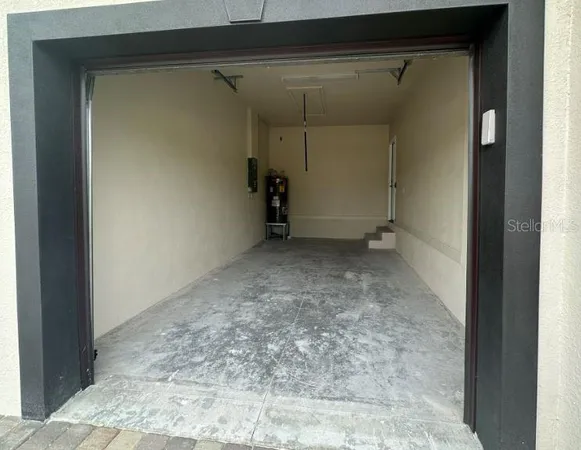 a view of a room with an empty space