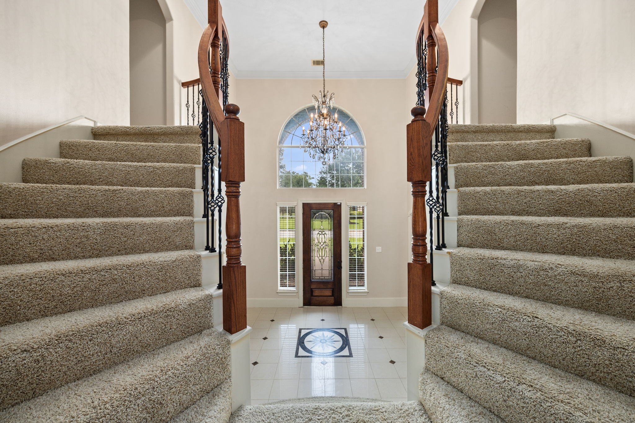 18921 Mountain Spring Drive Spring, TX 77379 - Photo 7 of 40 a view of entryway and hall with wooden floor