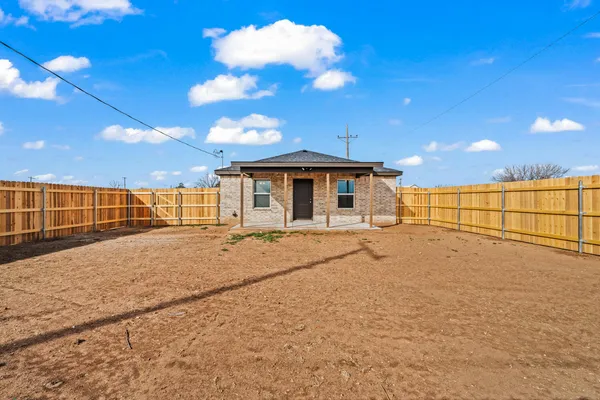 a view of an ocean with a backyard