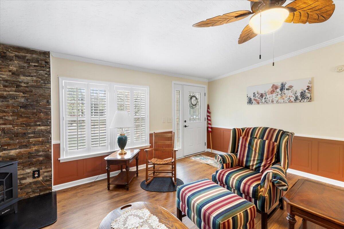 3729 Clark Road Hiwassee, VA 24347 - Photo 10 of 52 a bedroom with furniture and a window