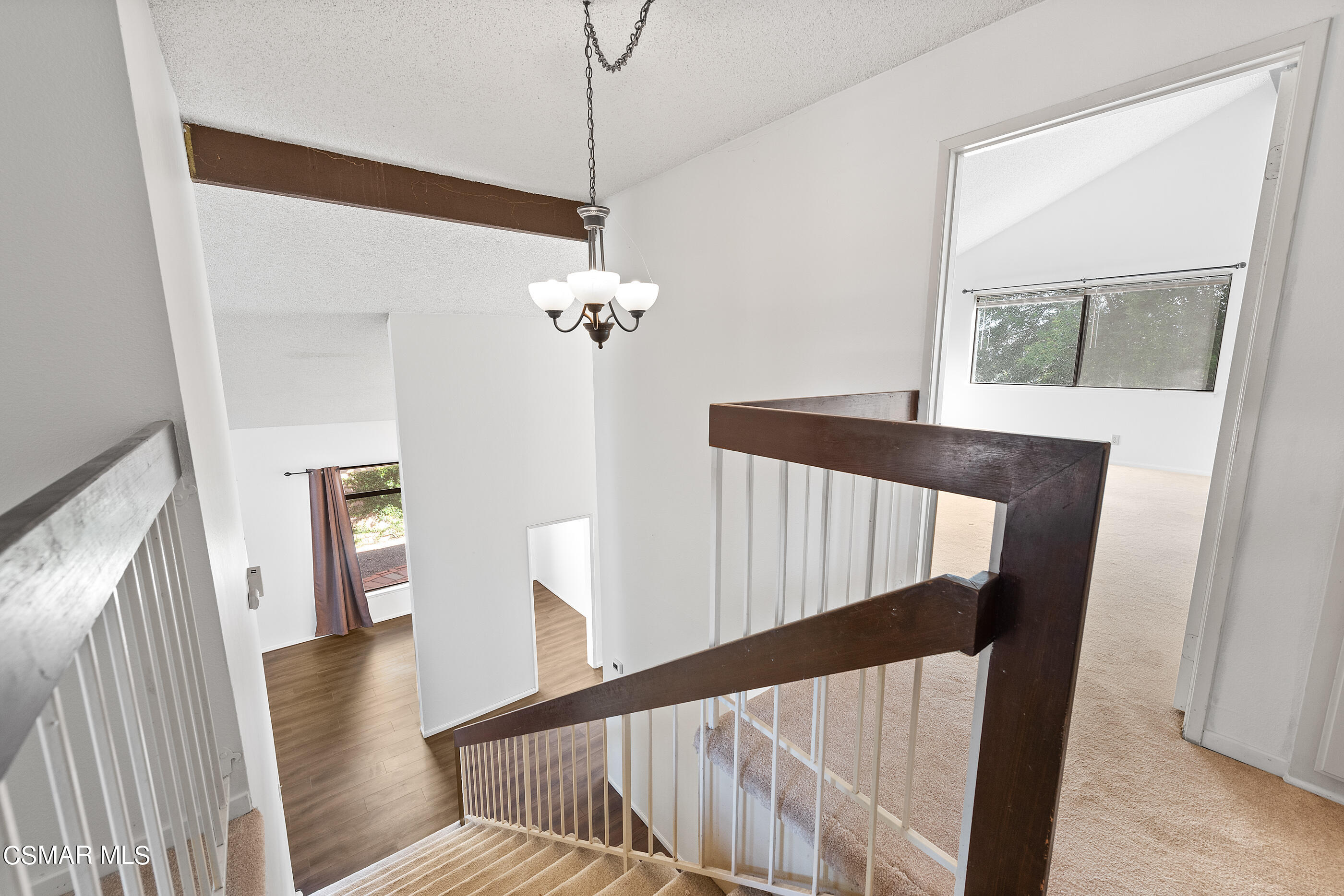 837 Hillview Circle Simi Valley, CA 93065 - Photo 27 of 42 a view of a balcony with wooden floor and stairs