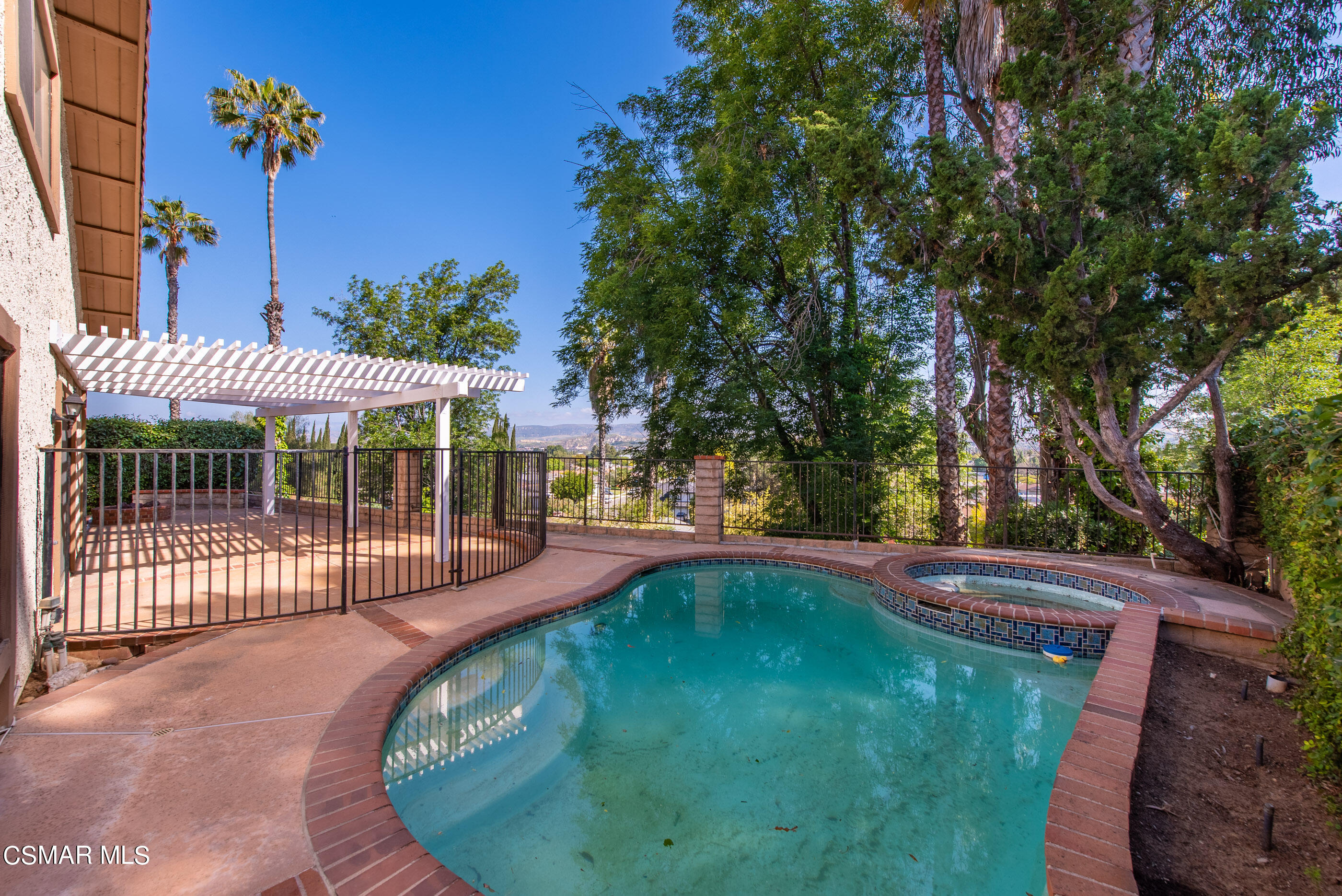 837 Hillview Circle Simi Valley, CA 93065 - Photo 36 of 42 a view of a swimming pool with a porch