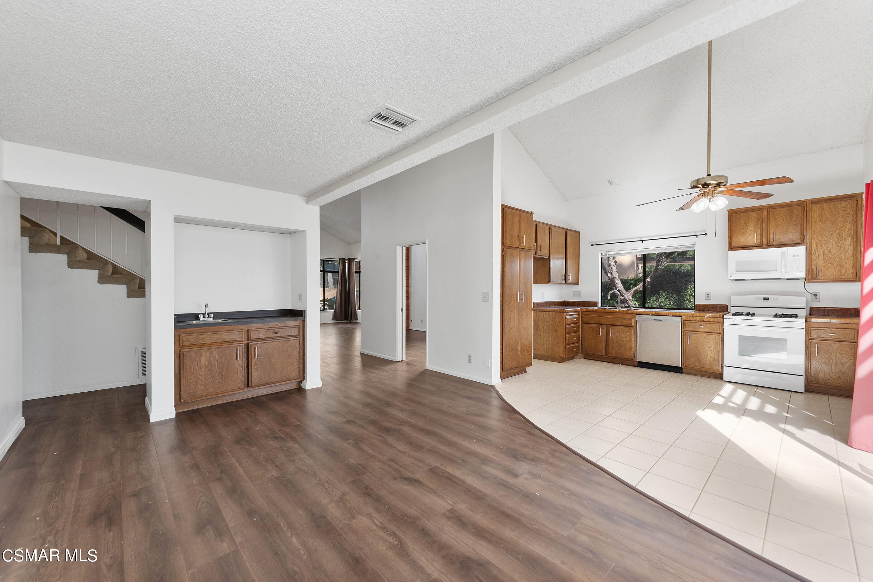 837 Hillview Circle Simi Valley, CA 93065 - Photo 10 of 42 a view of kitchen with microwave and cabinets
