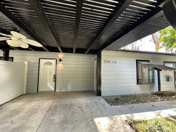 a view of garage