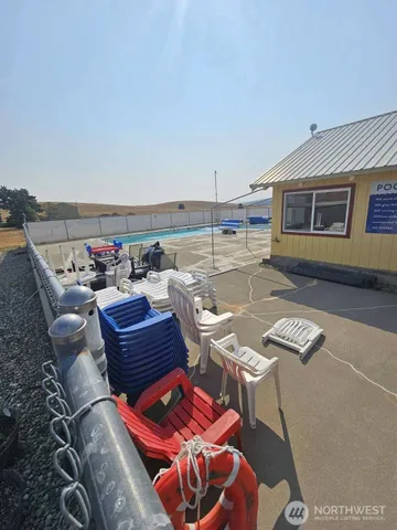 a picture of outdoor space with seating