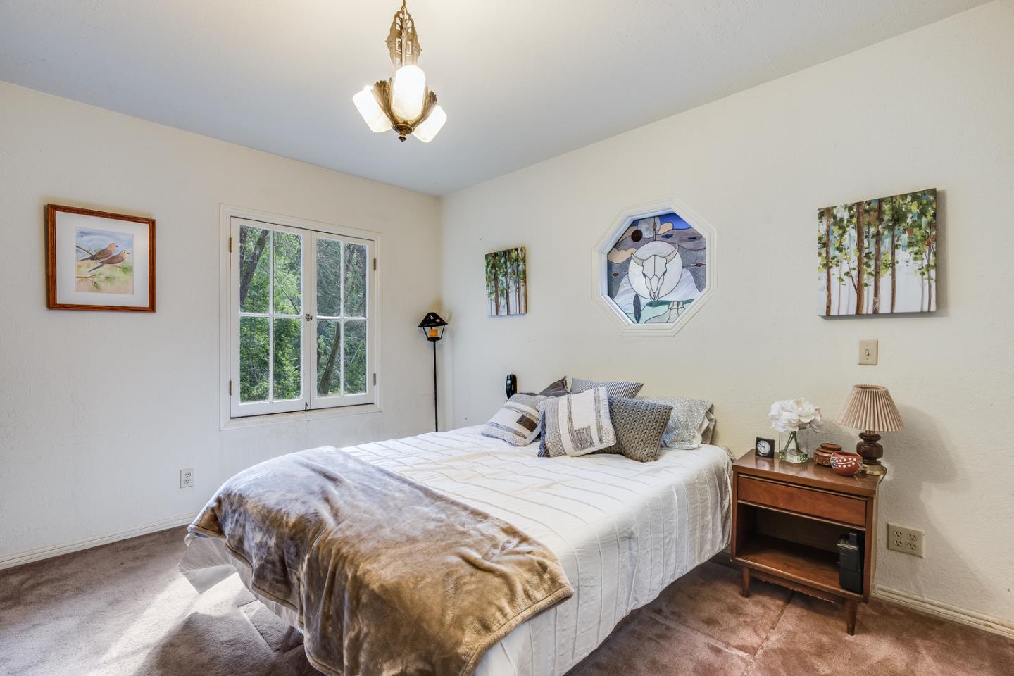 22200 Aldercroft Heights Road Los Gatos, CA 95033 - Photo 14 of 45 a bedroom with a bed and a window