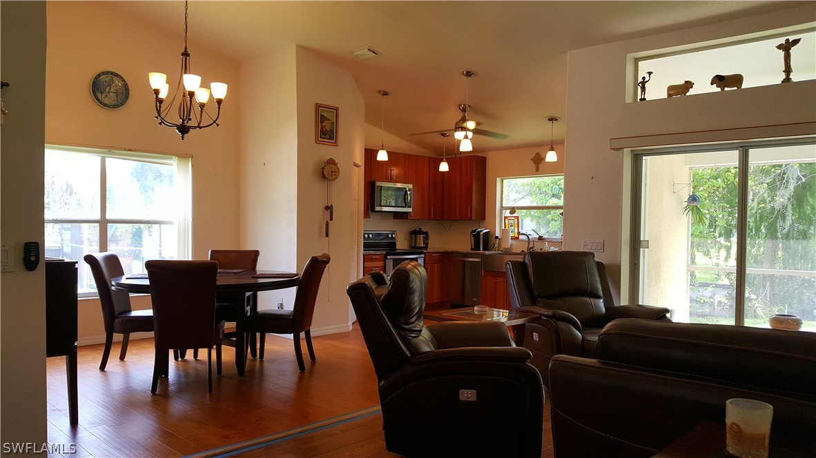 2160 Gardner Road Alva, FL 33920 - Photo 6 of 21 a view of a dining room with furniture window and outside view