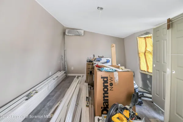 a room with storage and utility