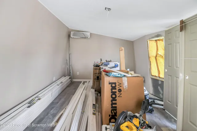 a room with storage and utility