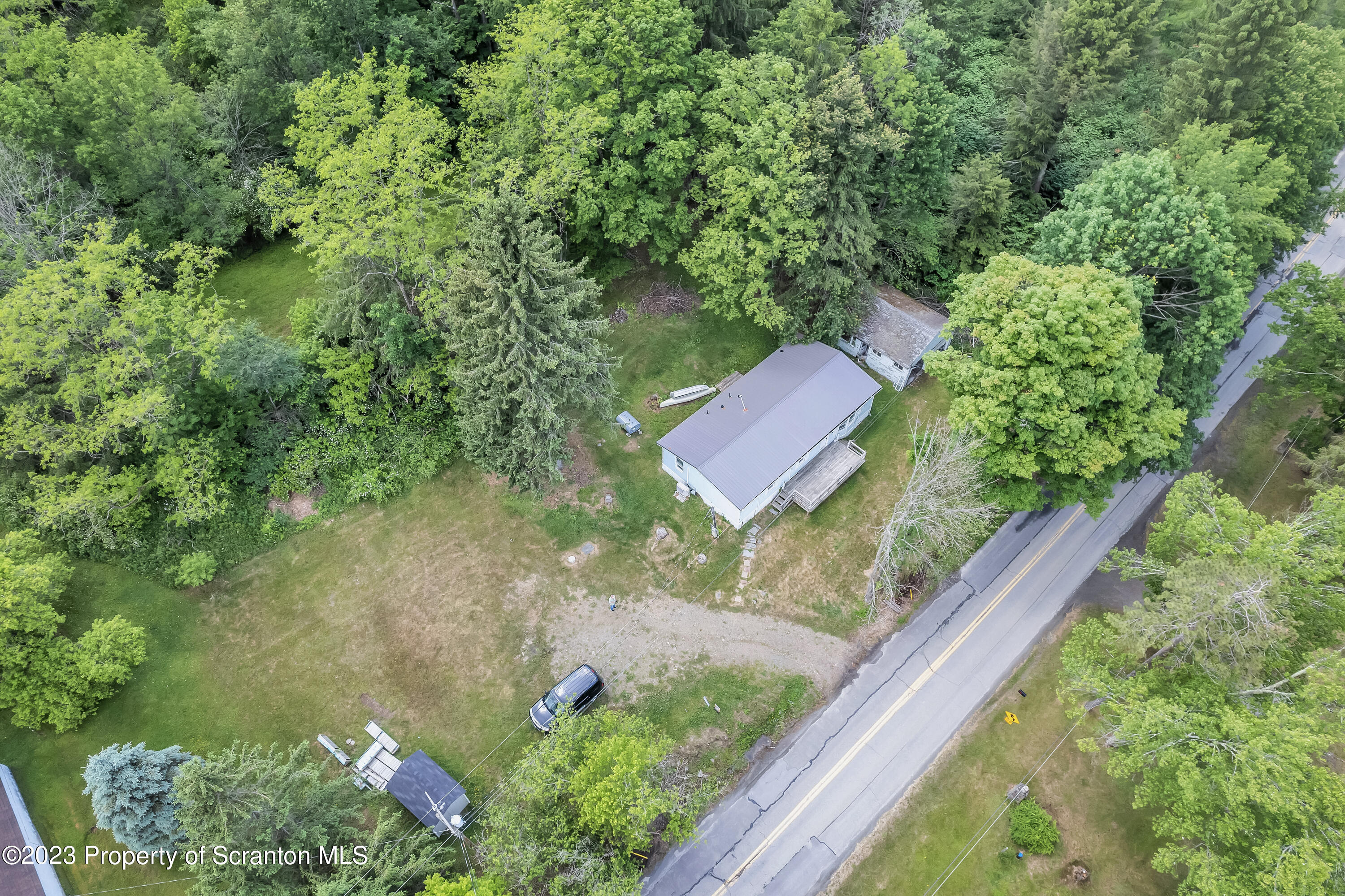 11715 Forest Lake Road Montrose, PA 18801 - Photo 32 of 40 a view of a garden from a balcony