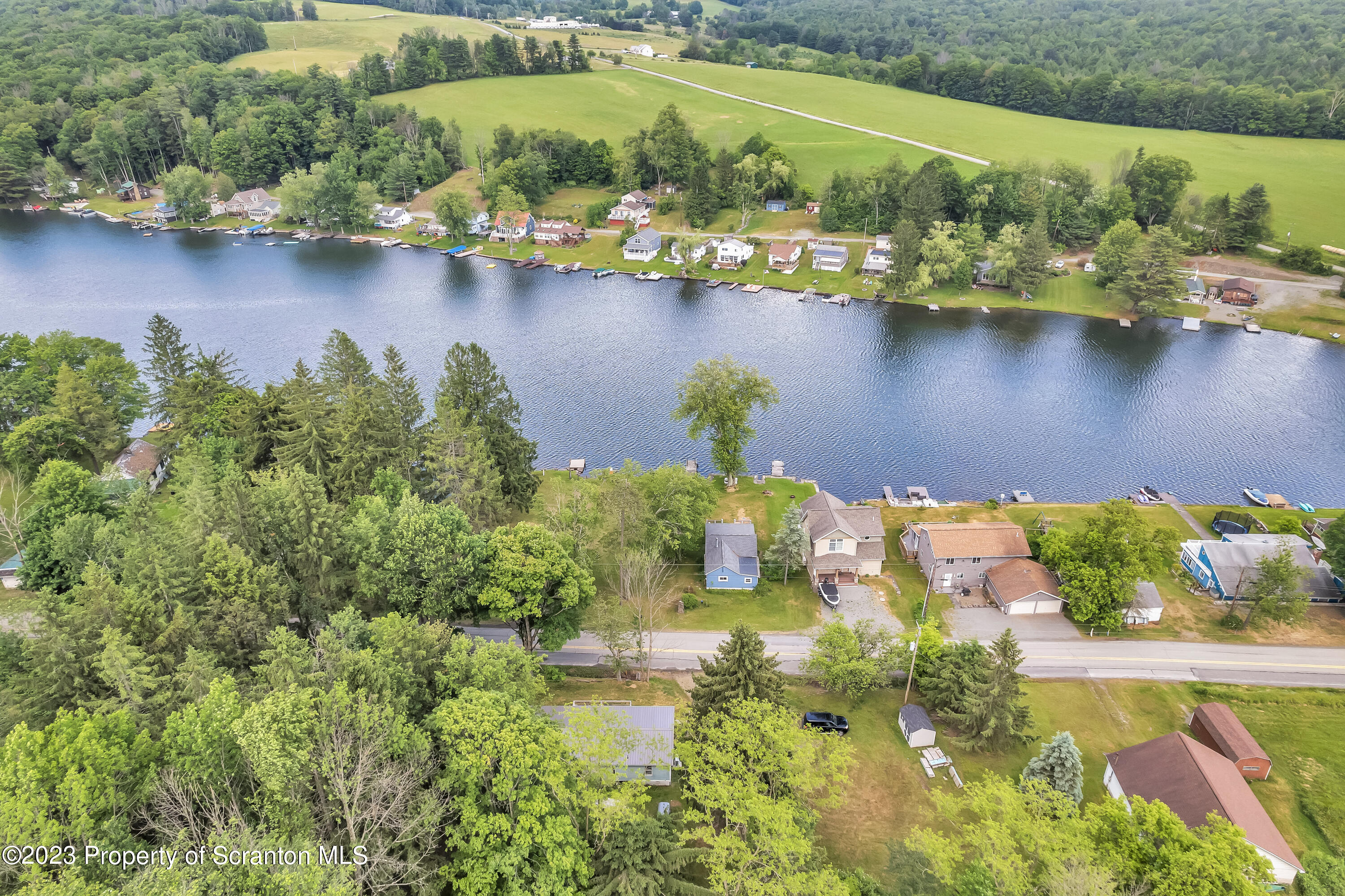 11715 Forest Lake Road Montrose, PA 18801 - Photo 8 of 40 an aerial view of ocean residential house with outdoor space
