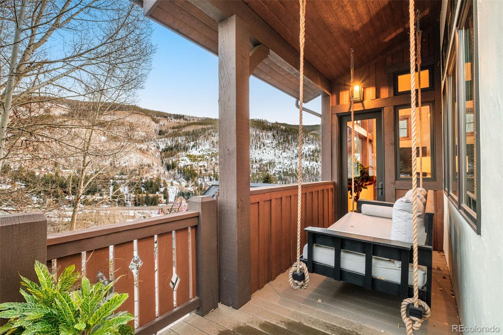 2417 Garmisch Drive, Unit B Vail, CO 81657 - Photo 38 of 43 a view of a two chairs in the balcony