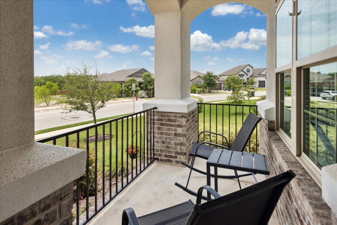 744 Founders Ridge Dripping Springs, TX 78620 - Photo 2 of 32 a view of a chairs in balcony