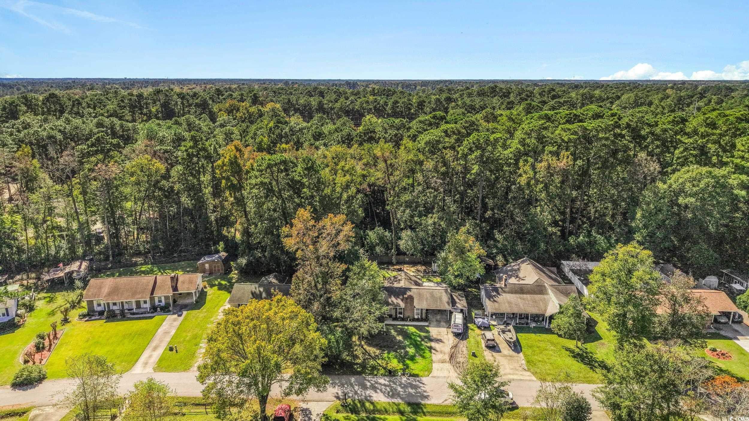 342 Red Fox Road Myrtle Beach, SC 29579 - Photo 40 of 40 Bird's eye view of a heavily wooded area