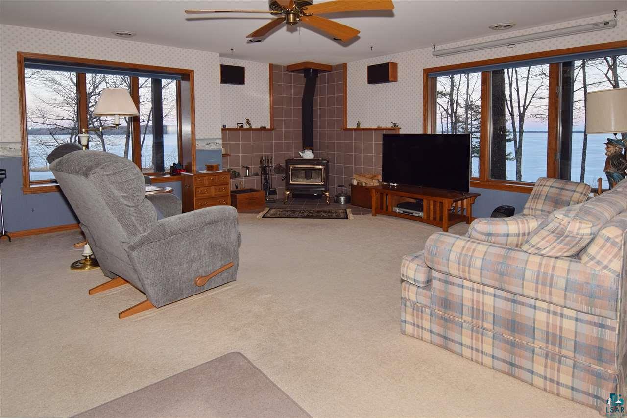 37431 Apostle Bay Road Bayfield, WI 54814 - Photo 16 of 49 Family Rm with Wood Stove