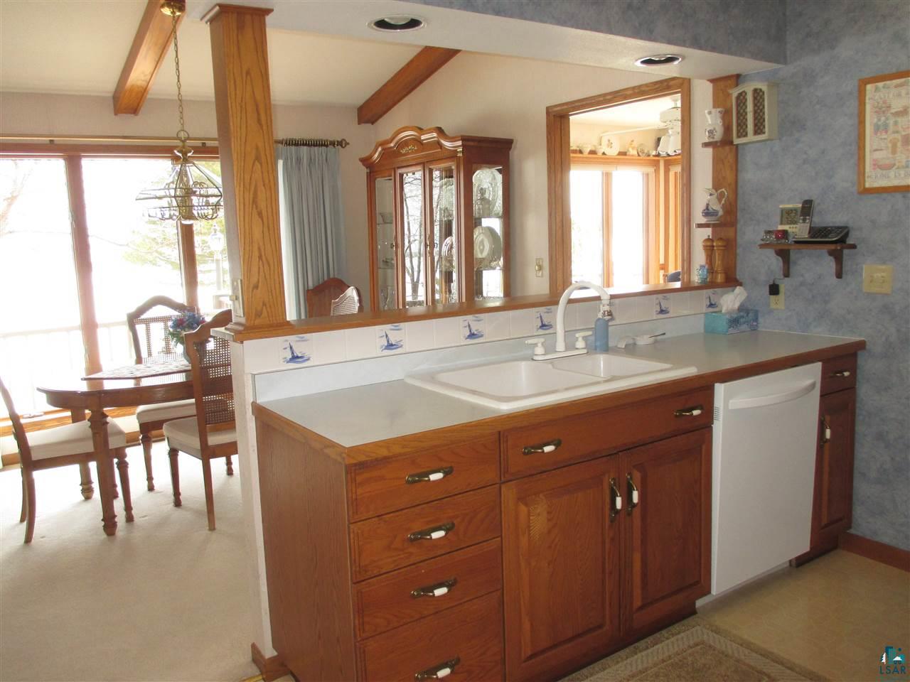 37431 Apostle Bay Road Bayfield, WI 54814 - Photo 7 of 49 Lake view kitchen