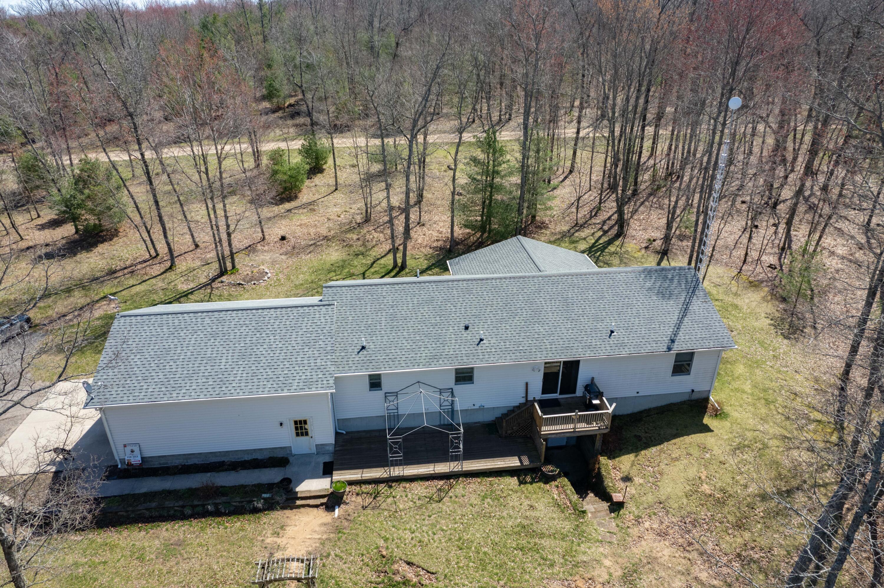 11733 North Custer Road Free Soil, MI 49411 - Photo 54 of 55 House Back Aerial-1
