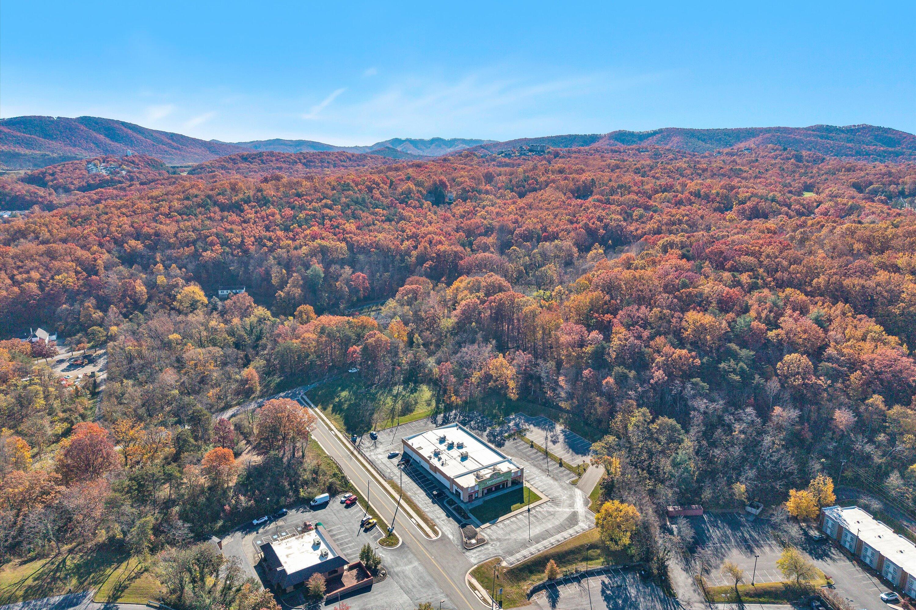 0 Elm View Road Roanoke, VA 24018 - Photo 13 of 29 an aerial view of a city and mountain view in back