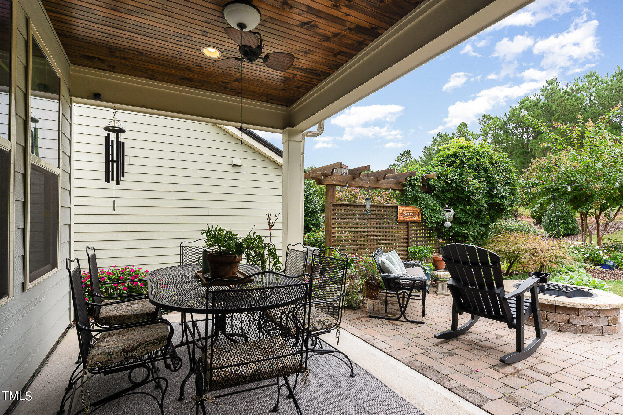 1308 Atticus Way Durham, NC 27703 - Photo 23 of 40 a view of a outdoor seating area with furniture