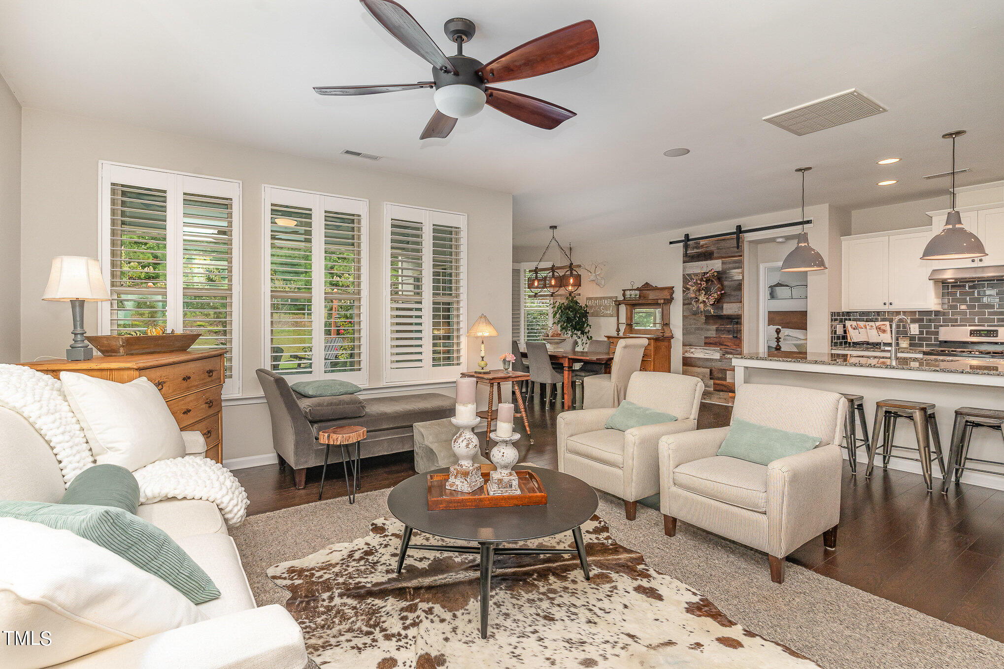 1308 Atticus Way Durham, NC 27703 - Photo 9 of 40 a living room with furniture and a large window