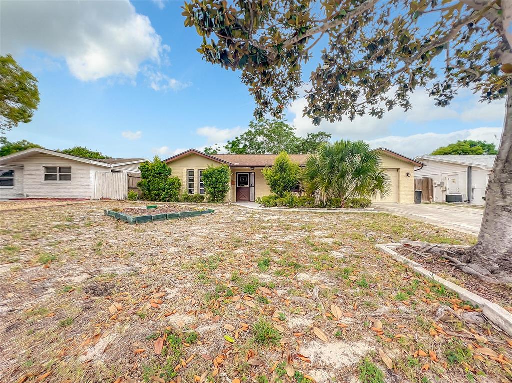 front of the property