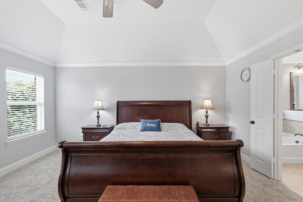1105 Safrano Street Midlothian, TX 76065 - Photo 13 of 25 a bedroom with a bed and window