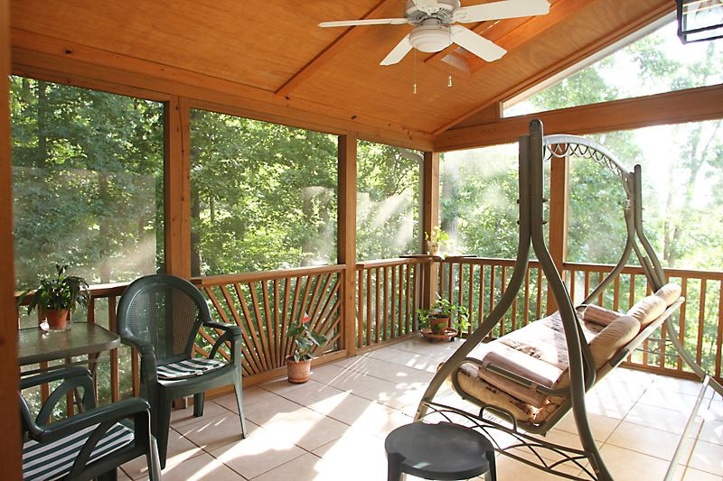 8209 Eden Close Court Raleigh, NC 27613 - Photo 18 of 20 Rare-to-find beautiful views of the backyard and trees. Screened Porch