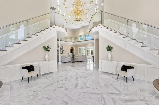 a view of entryway and hall