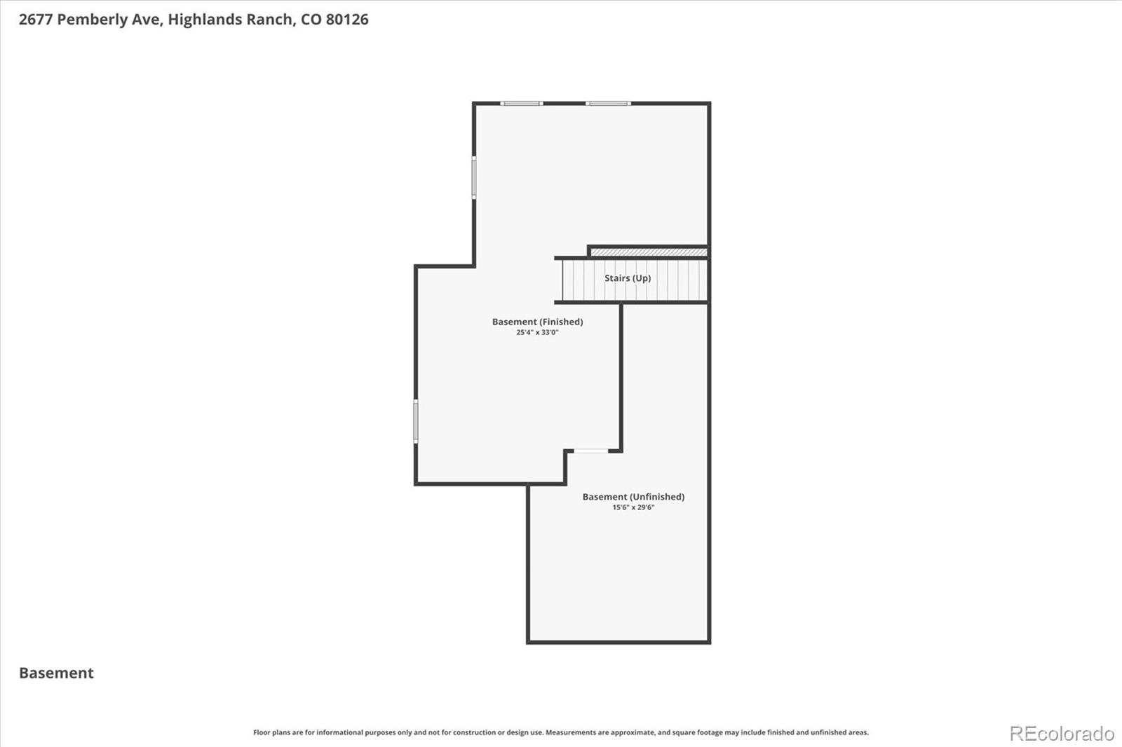 2677 Pemberly Avenue Highlands Ranch, CO 80126 - Photo 50 of 50 a picture of floor plan