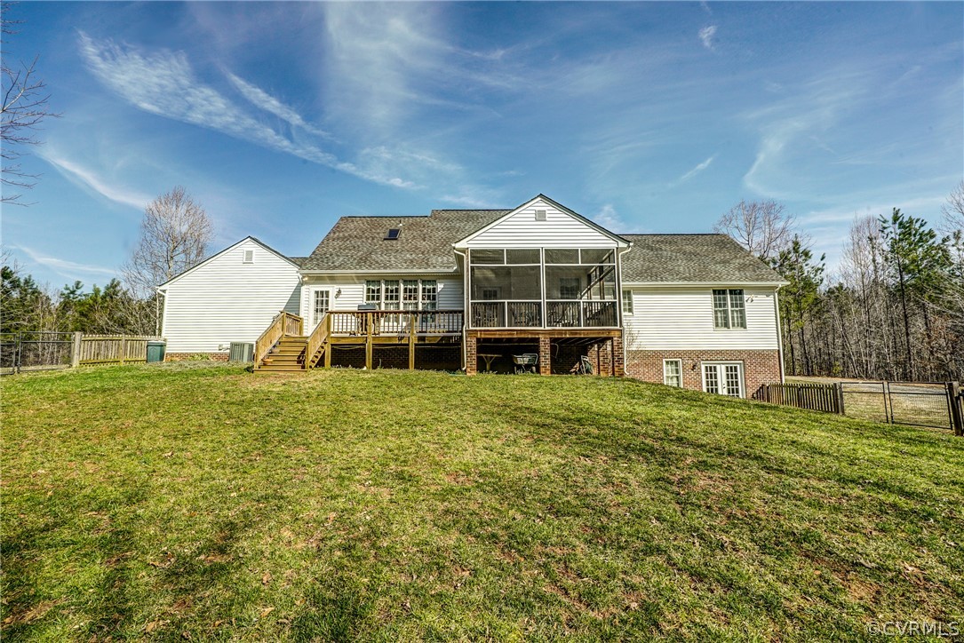 3982 County Line Road Kents Store, VA 23084 - Photo 38 of 49 a front view of a house with a yard