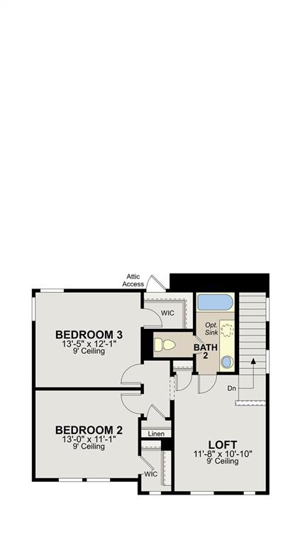 316 Montauk Loop Georgetown, TX 78628 - Photo 24 of 32 View of room layout