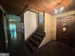 1482 Hilltop Road Leesport, PA 19533 - Photo 4 of 41 Front door entry way and stairs to second floor