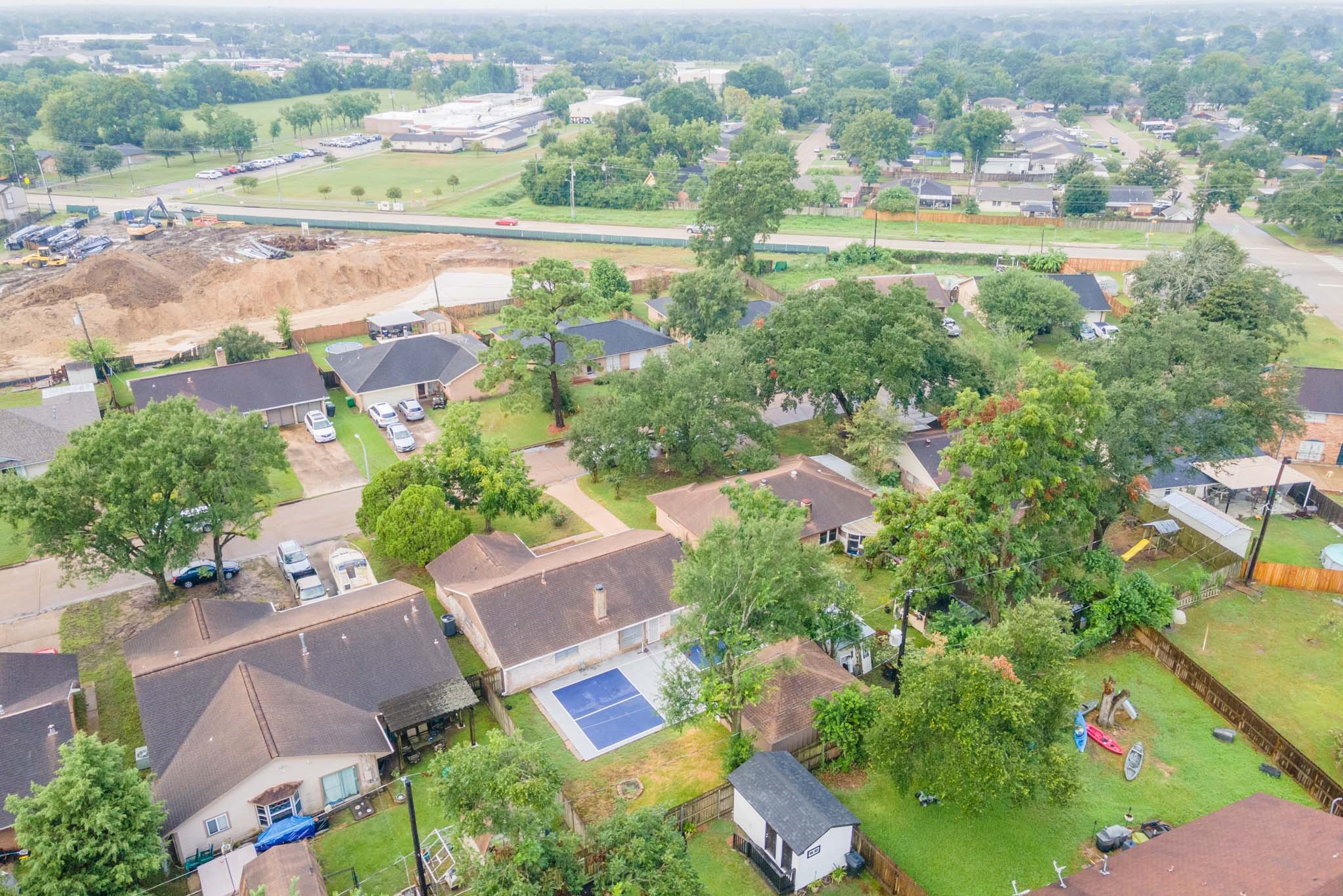 10823 Overlea Drive Houston, TX 77089 - Photo 33 of 36 an aerial view of residential houses with outdoor space and street view