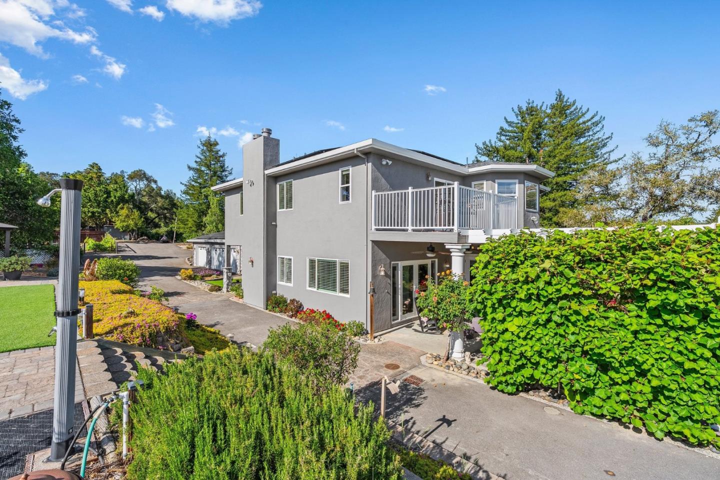 2500 Nelson Road Scotts Valley, CA 95066 - Photo 46 of 77 a front view of a house with a yard