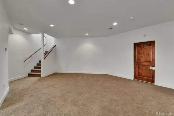 a view of storage and utility room