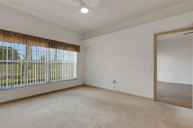 a view of a room with window