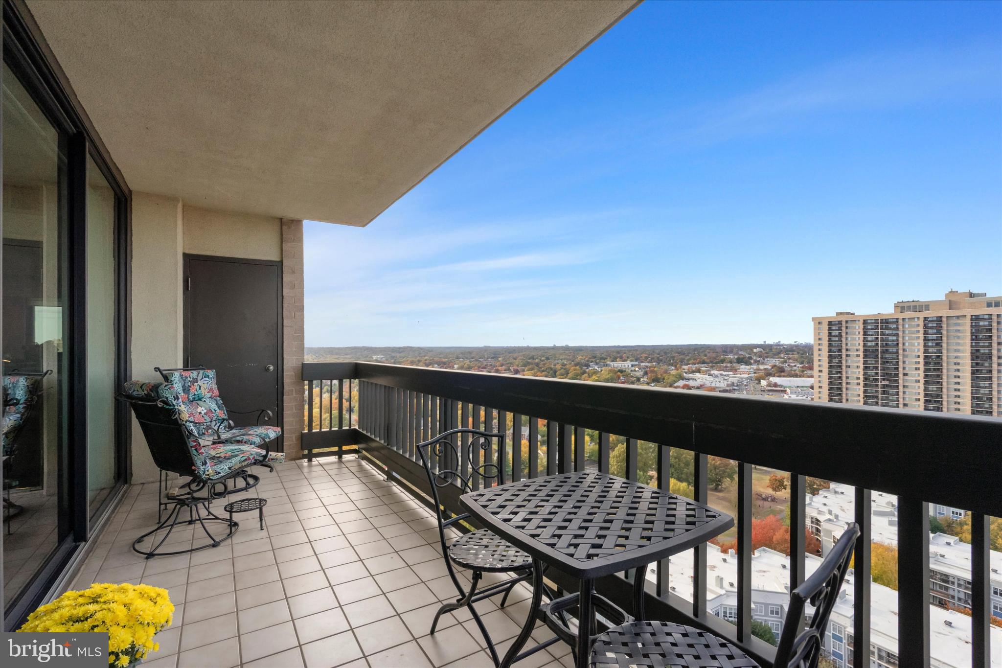 5505 Seminary Road, Unit 2205N Falls Church, VA 22041 - Photo 12 of 33 a view of balcony with chairs