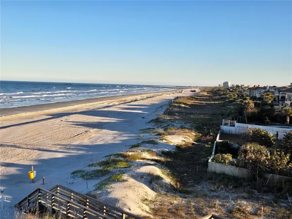a view of an ocean and beach