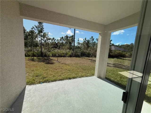 a view of a room with a porch